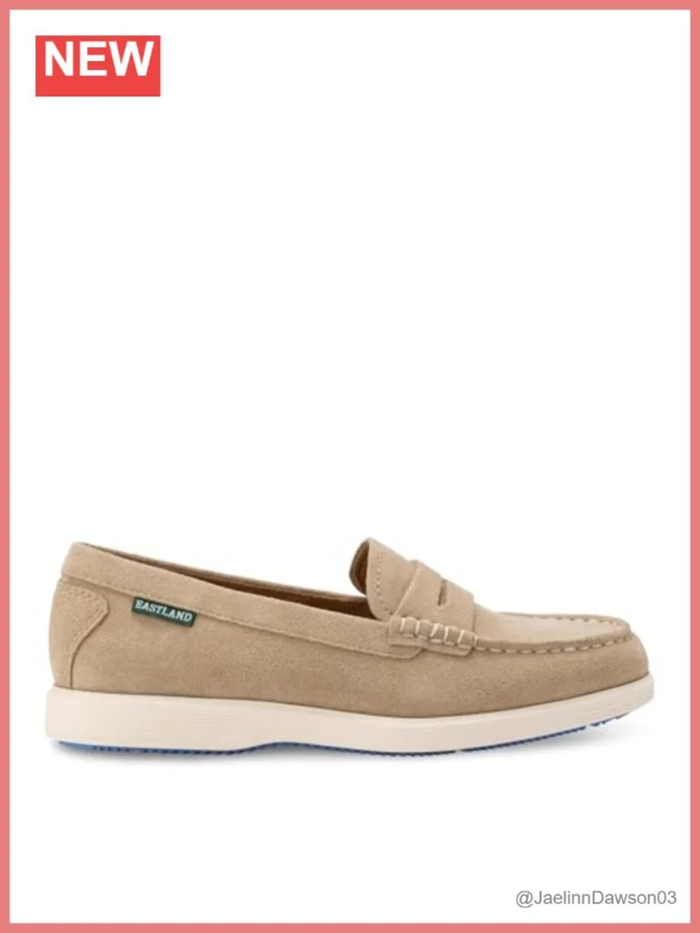 Eastland Women's Leather Loafer Flats Slip-On Cushioned Comfort